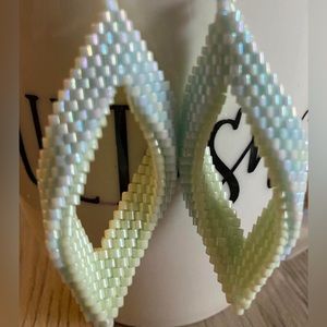 Unique handmade beaded earrings